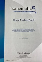 Autorisierter Homatic IP Installationspartner (eQ-3 AG, Leer)