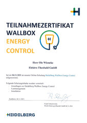 Wallbox Energy Control